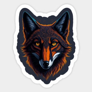 FOX FACE Sticker